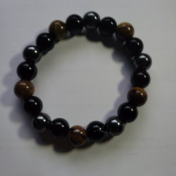 Tiger Eye Beaded Bracelet - Picture 1 of 1